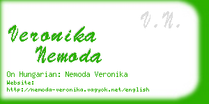 veronika nemoda business card